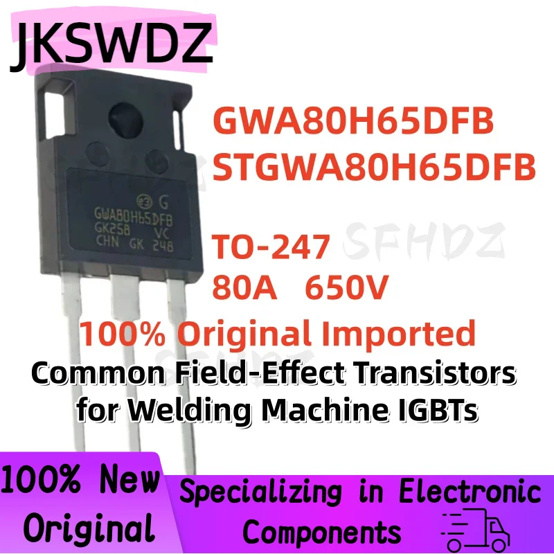 Original 5/10/20PCS 100% NEW GWA80H65DFB STGWA80H65DFB TO-247 80A 650V IGBT Power Transistors In Stock Ready to Ship
Original 5/10/20PCS 100% NEW GWA80H65DFB STGWA80H65DFB TO-247 80A 650V IGBT Power Transistors In Stock Ready to Ship