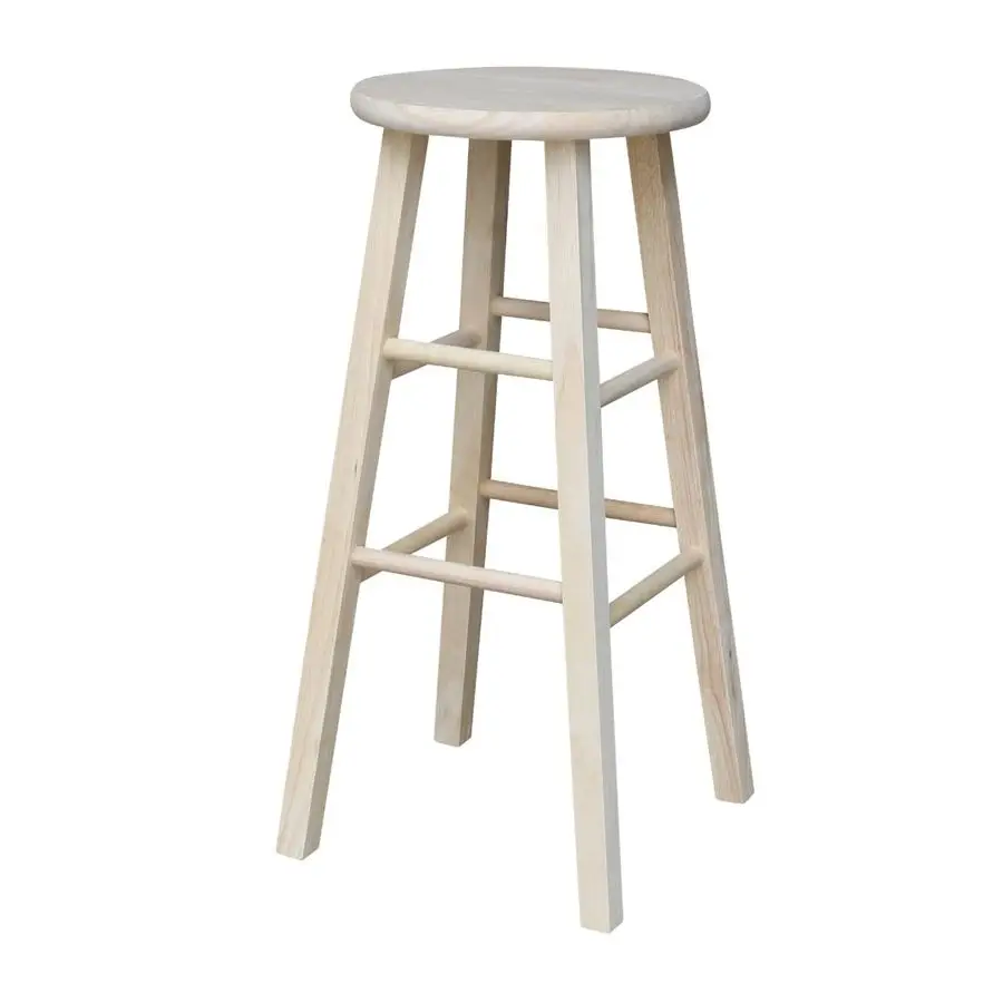 29 Solid Wood Round Top Stool by International Concepts Ready to Paint or Stain, Fully Assembled Parawood Stool for Kitchen or B
29 Solid Wood Round Top Stool by International Concepts Ready to Paint or Stain, Fully Assembled Parawood Stool for Kitchen or B