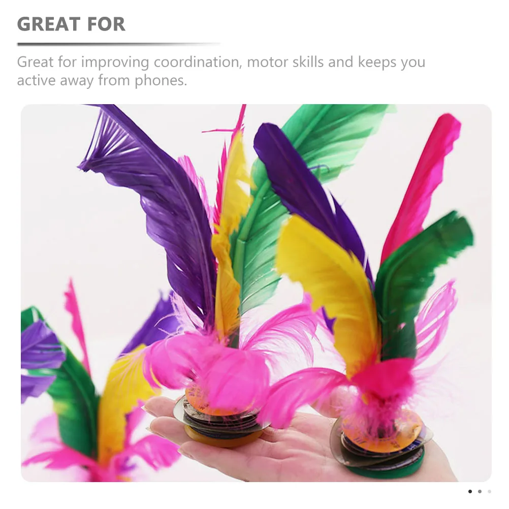 6 Pcs Kids Toys Colored Shuttlecock Jianzi Sports for Asian Game Chinese Fitness
6 Pcs Kids Toys Colored Shuttlecock Jianzi Sports for Asian Game Chinese Fitness