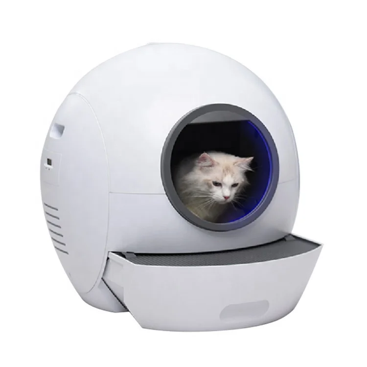 Multiple Cats Safety Protection Odor Removal Self-Cleaning Cat Lit-ter Box Automatic APP Control Smart Cat Lit-ter Box
Multiple Cats Safety Protection Odor Removal Self-Cleaning Cat Lit-ter Box Automatic APP Control Smart Cat Lit-ter Box