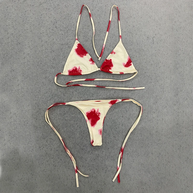Joker Casual Beach Holiday Spice Bikini American Trend Gothic Tie Dye Fashion Three Point Split Two Piece Suit Summer Aesthetic
Joker Casual Beach Holiday Spice Bikini American Trend Gothic Tie Dye Fashion Three Point Split Two Piece Suit Summer Aesthetic