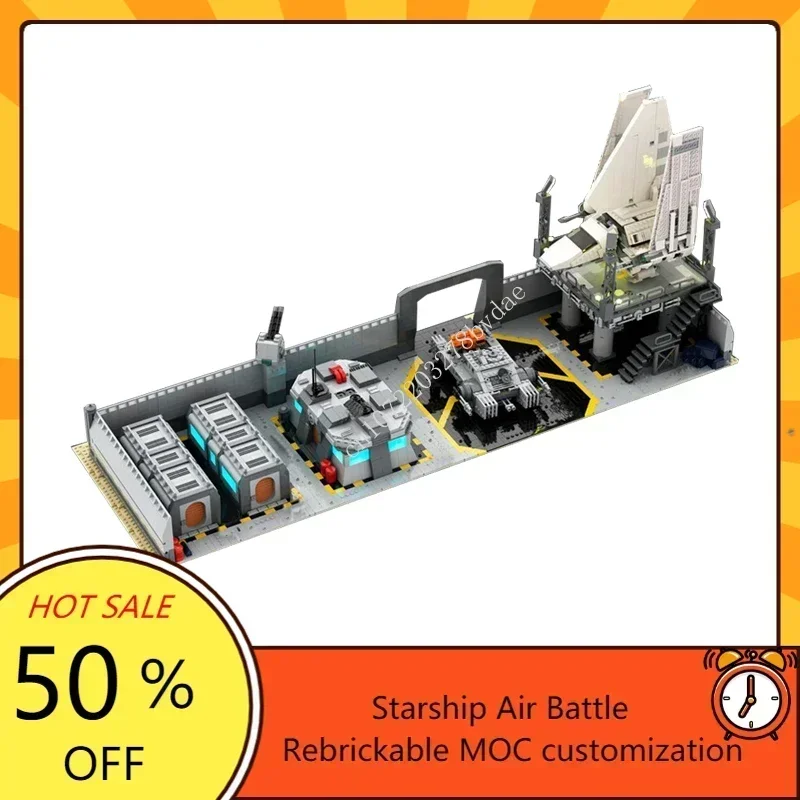 3218 шт. MOC Space Battle Series Ultimate Imperial Base Bundle (часть B) Модель Строительные блоки Кирпичи DIY Креативная сборка игрушек
3218 шт. MOC Space Battle Series Ultimate Imperial Base Bundle (часть B) Модель Строительные блоки Кирпичи DIY Креативная сборка игрушек