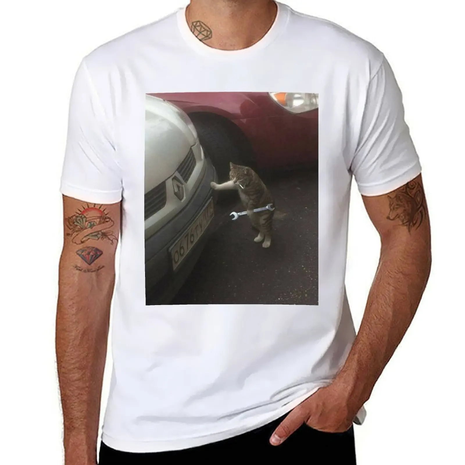 Cat Mechanic T-Shirt t shirt for man 100 percent cotton funny t shirts man T-Shirt 
Cat Mechanic T-Shirt t shirt for man 100 percent cotton funny t shirts man T-Shirt