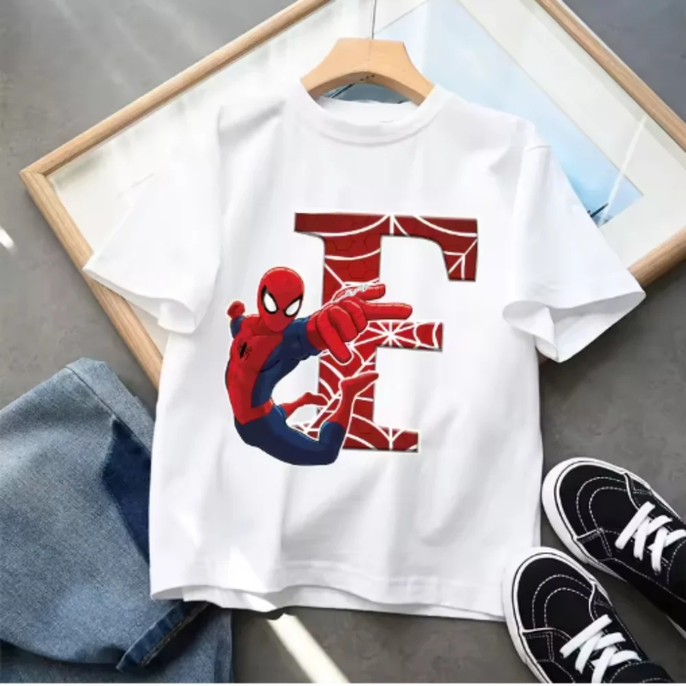 Summer Children's T-Shirt Fashionable And Cool Spider Man Cartoon Print Pure Cotton Round Neck Parent-Child Short Sleeved T-Shir
Summer Children's T-Shirt Fashionable And Cool Spider Man Cartoon Print Pure Cotton Round Neck Parent-Child Short Sleeved T-Shir