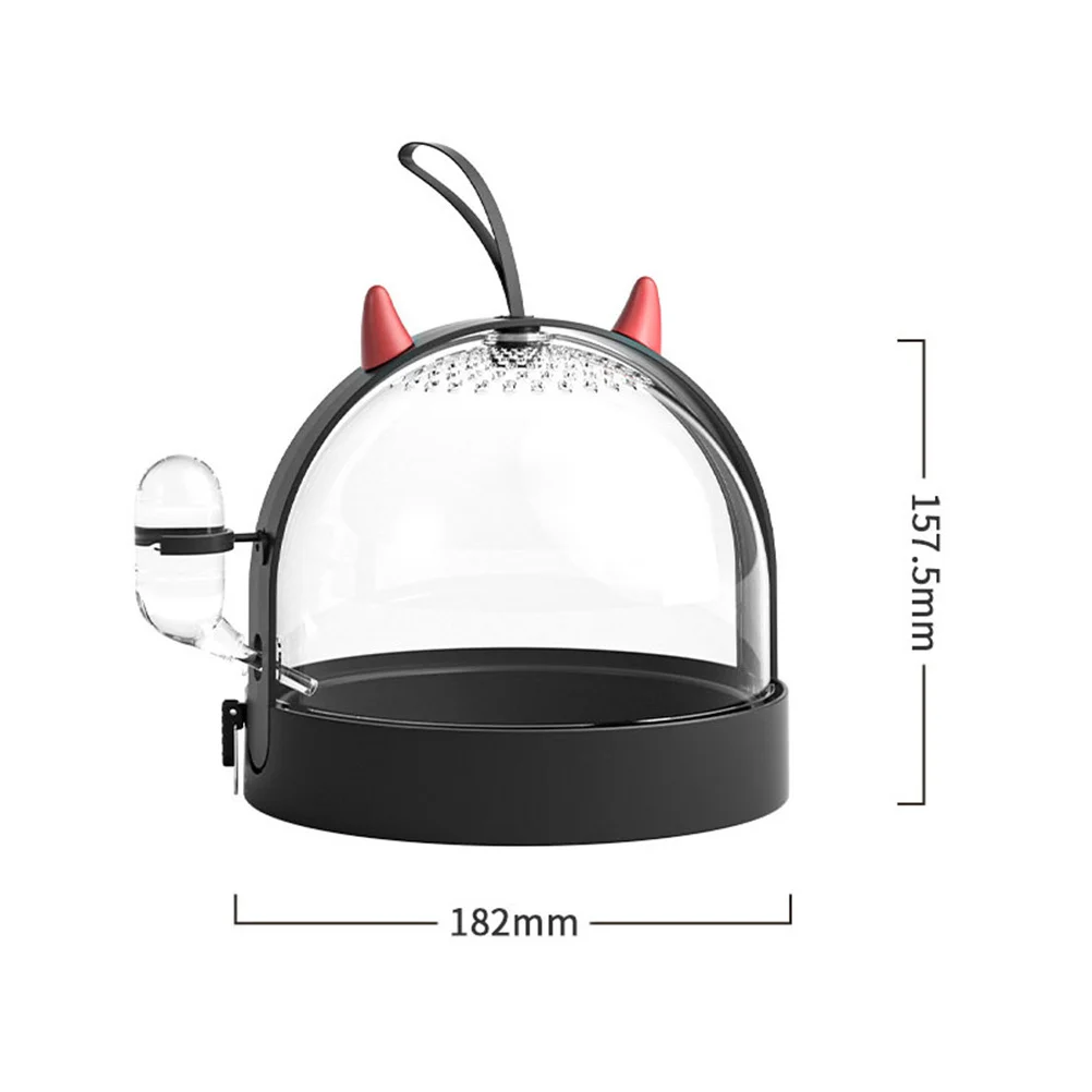 Black Durable Hamster Carrier Cage Portable Lightweight Travel Box for Small Animals with Push Lock Design Hamster Carrier
Black Durable Hamster Carrier Cage Portable Lightweight Travel Box for Small Animals with Push Lock Design Hamster Carrier