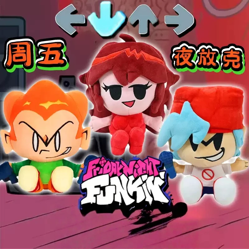 New Arrival Hot Sale Fnf Nene Pico Darnell Funkin Plush Doll Friday Night Soft Stuffed Toy Game Character Decorations Toys Gifts
New Arrival Hot Sale Fnf Nene Pico Darnell Funkin Plush Doll Friday Night Soft Stuffed Toy Game Character Decorations Toys Gifts