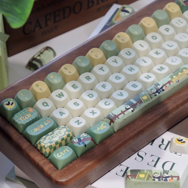 Cute Green Panda Theme Keycaps Anime 111Keys PBT Custom Keycap SO Profile Key Caps for Mechanical Keyboard Cartoon Gaming Gifts
Cute Green Panda Theme Keycaps Anime 111Keys PBT Custom Keycap SO Profile Key Caps for Mechanical Keyboard Cartoon Gaming Gifts