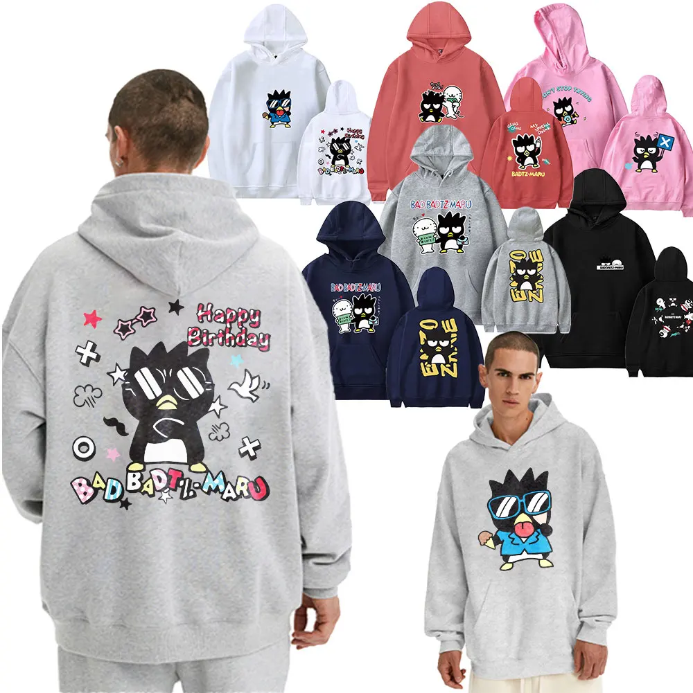Autumn/Winter Hoodie Pullover Sweatshirt Cool Penguin Cartoon Print Top Casual Hip Hop Street Men and Women Couples Wear
Autumn/Winter Hoodie Pullover Sweatshirt Cool Penguin Cartoon Print Top Casual Hip Hop Street Men and Women Couples Wear