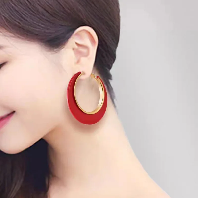 Unique Large Hoop Earrings for Women, Trendy Designer Style, Internet Celebrity Elegant Texture Earrings, Exaggerated Personalit
Unique Large Hoop Earrings for Women, Trendy Designer Style, Internet Celebrity Elegant Texture Earrings, Exaggerated Personalit