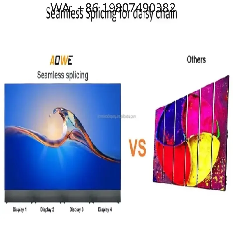 4800Hz High Refresh P1.875 Indoor LED Screen Low Power Consumption Full Color Commercial Display
4800Hz High Refresh P1.875 Indoor LED Screen Low Power Consumption Full Color Commercial Display