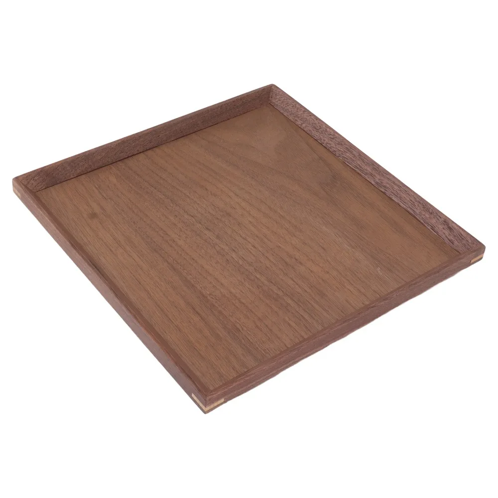 Wooden Serving Tray Square Wood Grain Serving Platter Classic Vintage Black Walnut Wood Wooden Serving Tray Kitchen
Wooden Serving Tray Square Wood Grain Serving Platter Classic Vintage Black Walnut Wood Wooden Serving Tray Kitchen