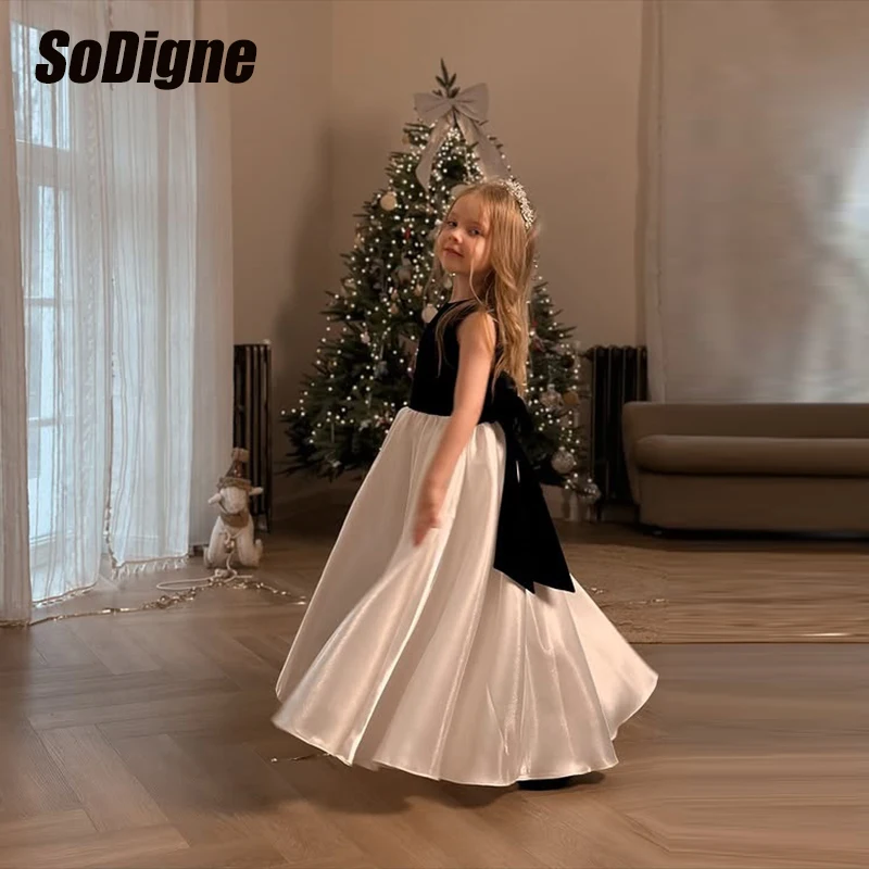 SoDigne A-line Velvet/Satin Flower Girl Dress O-neck Sleeveless Girls Skirt Party Dresses Floor Length Kid Gown Customized
SoDigne A-line Velvet/Satin Flower Girl Dress O-neck Sleeveless Girls Skirt Party Dresses Floor Length Kid Gown Customized