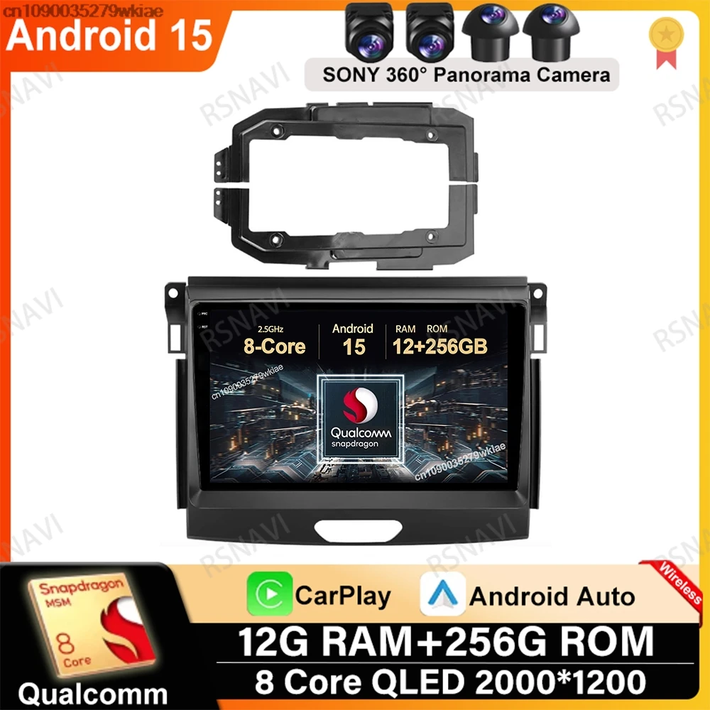 Android 15 For Ford Everest Ranger 2015-2018 DSP QLED GPS Car Radio DVD BT 5G WIFI Head Unit Wireless Carplay Auto Qualcomm
Android 15 For Ford Everest Ranger 2015-2018 DSP QLED GPS Car Radio DVD BT 5G WIFI Head Unit Wireless Carplay Auto Qualcomm