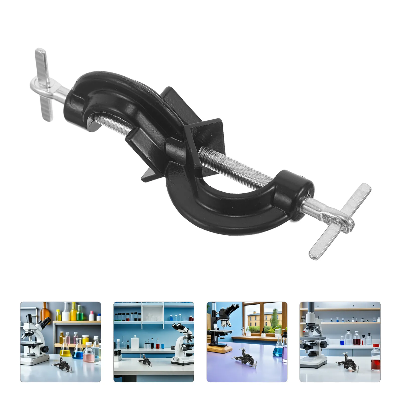 2Pcs Lab Clamp Alloy Double Bosshead Cross Clamp Adjustable Laboratory Stand Rod Holder for Test Tubes Flasks Chemistry Biology
2Pcs Lab Clamp Alloy Double Bosshead Cross Clamp Adjustable Laboratory Stand Rod Holder for Test Tubes Flasks Chemistry Biology