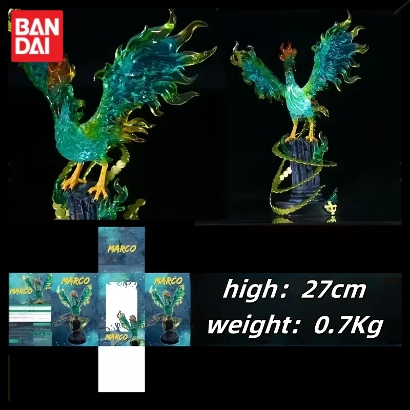 Новый 27 см BANDAI ONE PIECE аниме фигурка Marco Phoenix модель статуя ПВХ настольный светящийся орнамент украшение Рождественский подарок
Новый 27 см BANDAI ONE PIECE аниме фигурка Marco Phoenix модель статуя ПВХ настольный светящийся орнамент украшение Рождественский подарок