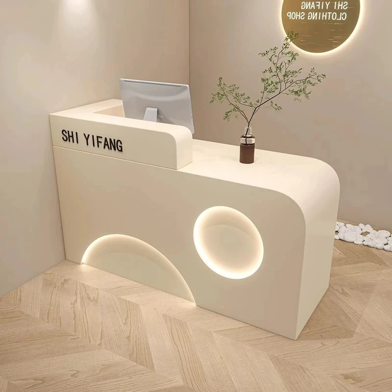 Modern Simple Fashion Clothing Beauty Salon Reception Desks Front Office Cashier Boutique Hotels Reception Desk Office Furniture
Modern Simple Fashion Clothing Beauty Salon Reception Desks Front Office Cashier Boutique Hotels Reception Desk Office Furniture