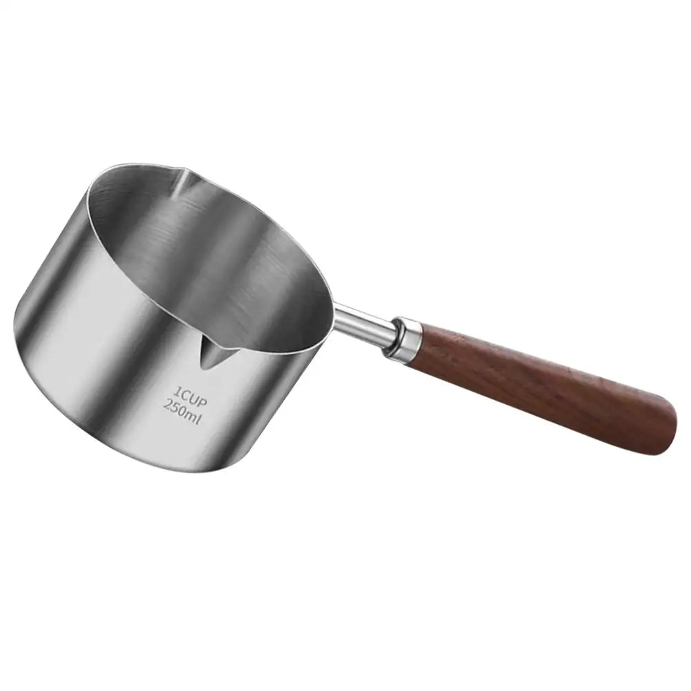 Stainless Steel Sauce Pan 250ml Small for Cooking Oil Boiling Pasta 304 Kitchen Pouring Spout Easy Clean Durability
Stainless Steel Sauce Pan 250ml Small for Cooking Oil Boiling Pasta 304 Kitchen Pouring Spout Easy Clean Durability