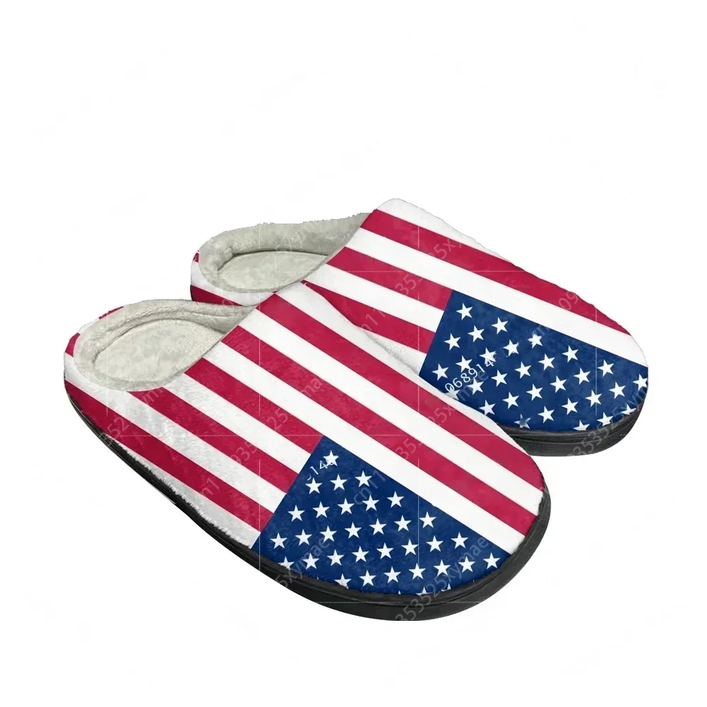 USA Flag Home Cotton Custom Slippers Mens Womens Sandals American Prode Plush Bedroom Casual Keep Warm Shoes Thermal Slipper
USA Flag Home Cotton Custom Slippers Mens Womens Sandals American Prode Plush Bedroom Casual Keep Warm Shoes Thermal Slipper