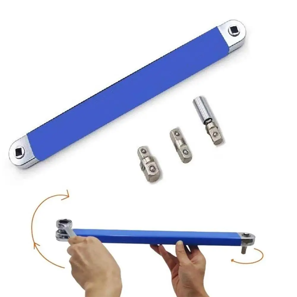 Multifunctional Extension Wrench with Versatile 15.4inch Impact Socket Ratchet Wrench Tool with 1/4i 3/8 1/2inch Square Wrench
Multifunctional Extension Wrench with Versatile 15.4inch Impact Socket Ratchet Wrench Tool with 1/4i 3/8 1/2inch Square Wrench