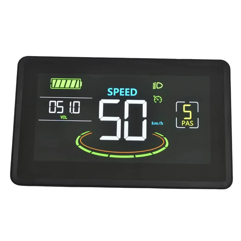 H6C Electric Bike LCD Display 24V-60V+36V 350W Sine Wave Controller Color Screen UART For Electric Bike Parts (SM 5PIN)-N33R 
H6C Electric Bike LCD Display 24V-60V+36V 350W Sine Wave Controller Color Screen UART For Electric Bike Parts (SM 5PIN)-N33R