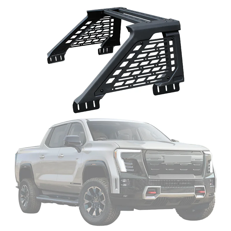 Dirtytruck 4X4 GMC Sierra 1500 4x4 Pickup Truck Sport Universal Roll Bar Truck Bed Rack Made of Aluminum Alloy
Dirtytruck 4X4 GMC Sierra 1500 4x4 Pickup Truck Sport Universal Roll Bar Truck Bed Rack Made of Aluminum Alloy