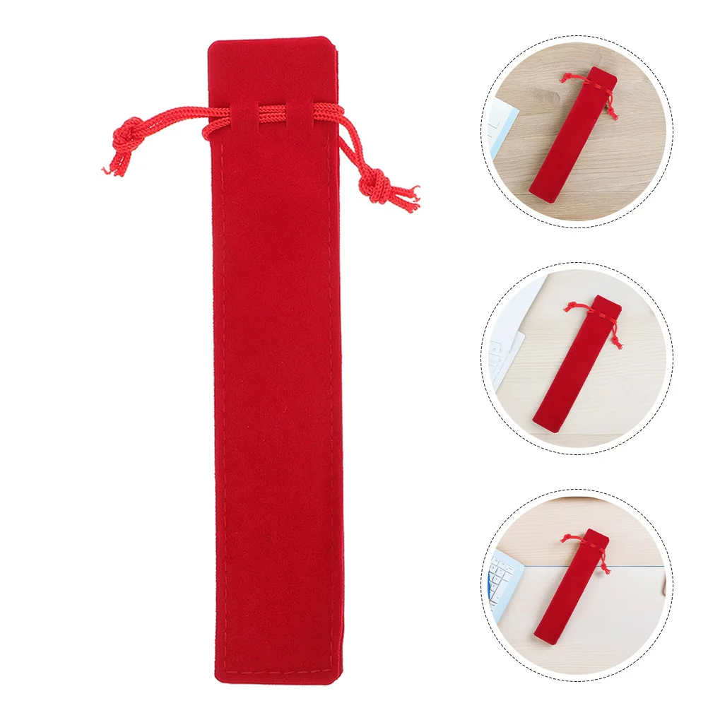 25pcs Pen Pouch Drawstring Closure Thickened Double Sided Storage For Pens Pencils Markers Fountain Office School Stationery
25pcs Pen Pouch Drawstring Closure Thickened Double Sided Storage For Pens Pencils Markers Fountain Office School Stationery