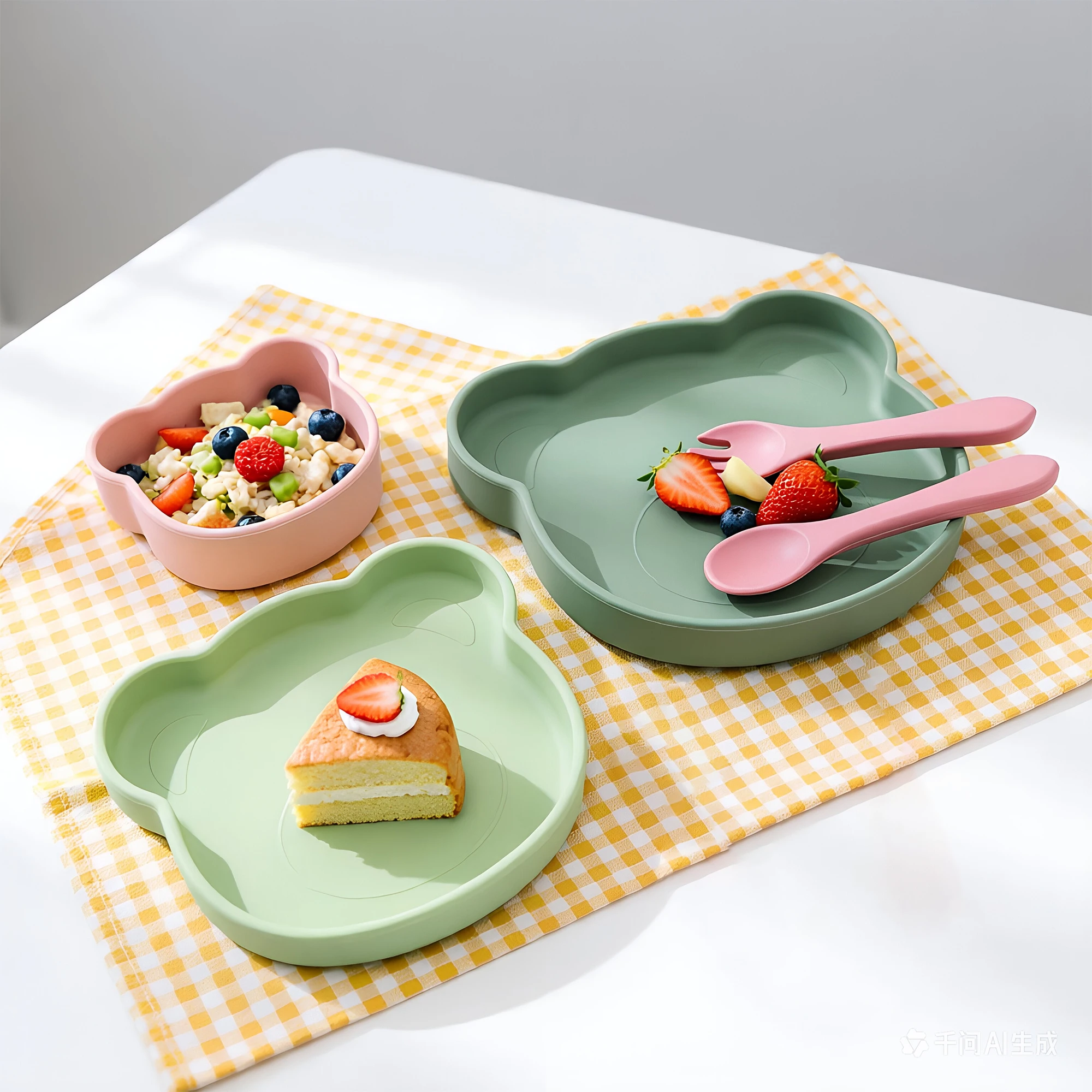 Cartoon Silicone Toddler Plate Cute Bear Design Food Grade BPA Free Baby Feeding Set Ideal Baby Party Gifts
Cartoon Silicone Toddler Plate Cute Bear Design Food Grade BPA Free Baby Feeding Set Ideal Baby Party Gifts