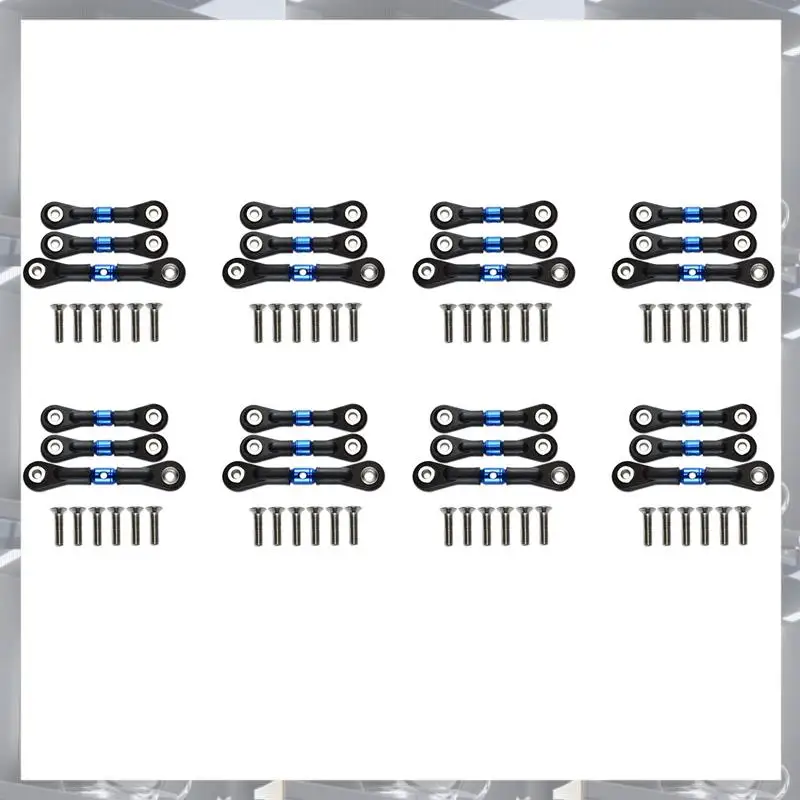 A84F-24Pcs Steering Link Rod Servo Rod For Tamiya TT-02 TT-02T TT02 TT02T 1/10 RC Car Upgrade Parts Accessories,Blue
A84F-24Pcs Steering Link Rod Servo Rod For Tamiya TT-02 TT-02T TT02 TT02T 1/10 RC Car Upgrade Parts Accessories,Blue