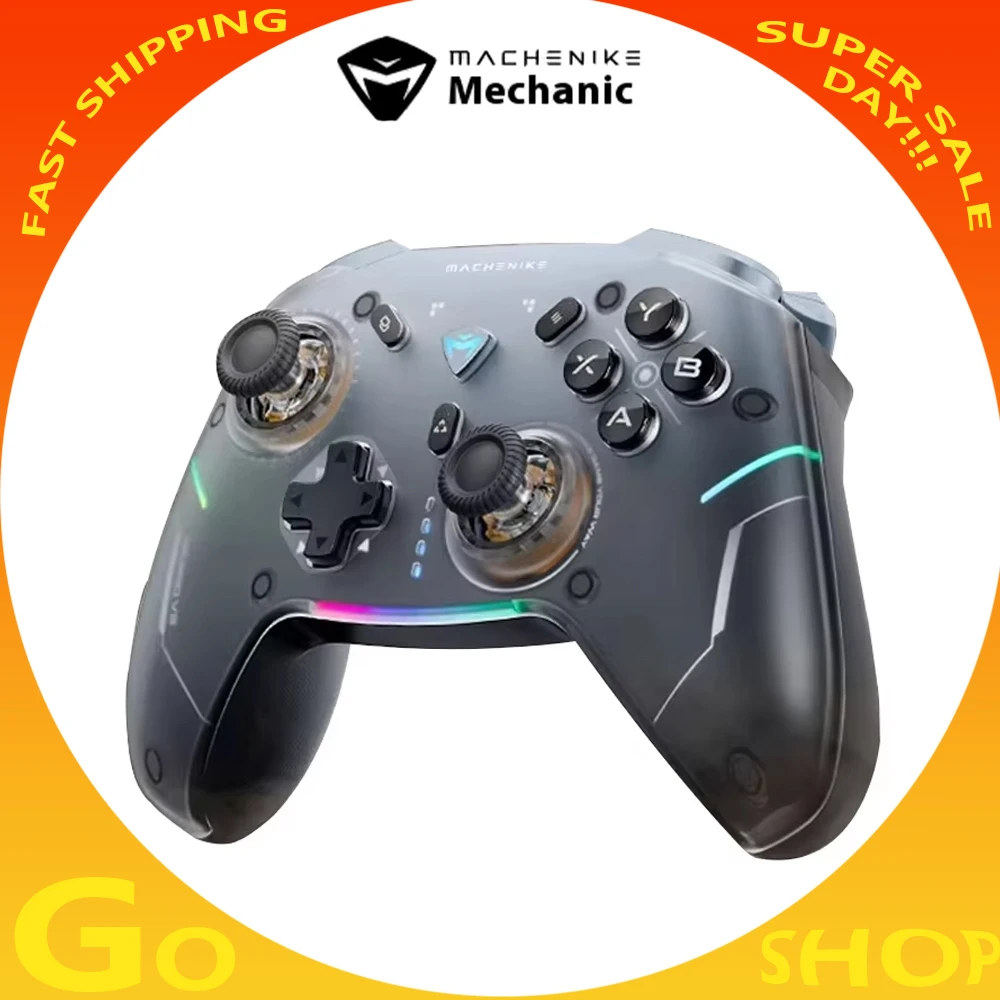 Machenike G5 Pro V2 геймпад Коллекционная версия три режима Bluetooth оптический геймпад Горячая замена Холл рокер триггер Вибрация подарок
Machenike G5 Pro V2 геймпад Коллекционная версия три режима Bluetooth оптический геймпад Горячая замена Холл рокер триггер Вибрация подарок