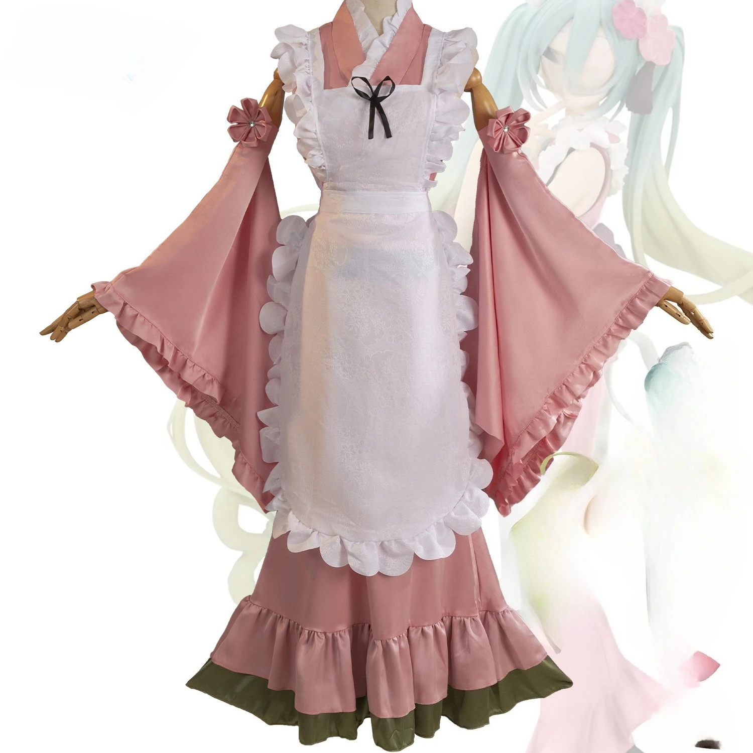 ANIMECC В НАЛИЧИИ S-2XL Mikuu Matcha Косплей Розовое Платье Костюм Аниме Кимоно Хэллоуин Вечерние Наряды для Женщин
ANIMECC В НАЛИЧИИ S-2XL Mikuu Matcha Косплей Розовое Платье Костюм Аниме Кимоно Хэллоуин Вечерние Наряды для Женщин