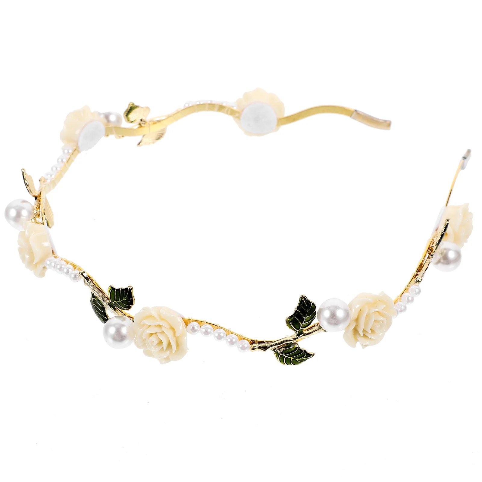 Pearl White Rose Flower Headband Elegant Bridal Wedding Hairband Prom Headdress Party Accessories Pearl Headband
Pearl White Rose Flower Headband Elegant Bridal Wedding Hairband Prom Headdress Party Accessories Pearl Headband