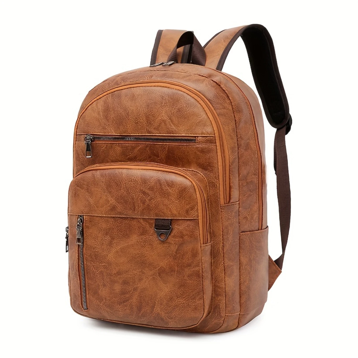 Waterproof PU Leather Backpack with Laptop Compartment
Waterproof PU Leather Backpack with Laptop Compartment