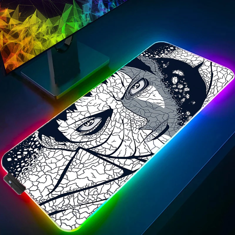 Gaming RGB Mousepad durable Backlight Naruto Big Computer Gamer LED Mouse pad Rubber with Locking Edge Gaming Mouse Mat XXL
Gaming RGB Mousepad durable Backlight Naruto Big Computer Gamer LED Mouse pad Rubber with Locking Edge Gaming Mouse Mat XXL