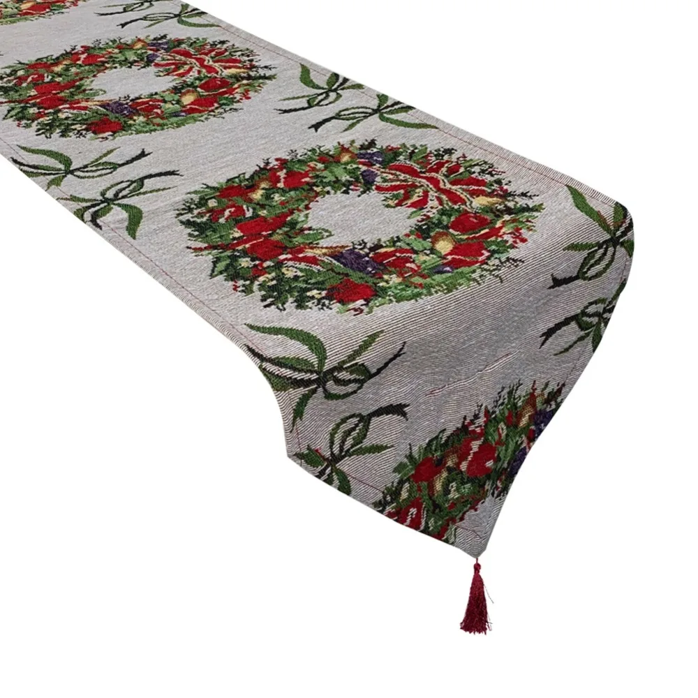 Household Tassel Christmas Table Runner Long Snowman Printed Table Cover Rectangle Knitted Cloth Tablecloth Restaurants
Household Tassel Christmas Table Runner Long Snowman Printed Table Cover Rectangle Knitted Cloth Tablecloth Restaurants