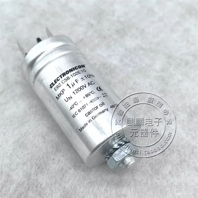 Original brand new capacitor ELECTRONICON E62. C58-102E10 MKP 1200V 1UF
Original brand new capacitor ELECTRONICON E62. C58-102E10 MKP 1200V 1UF