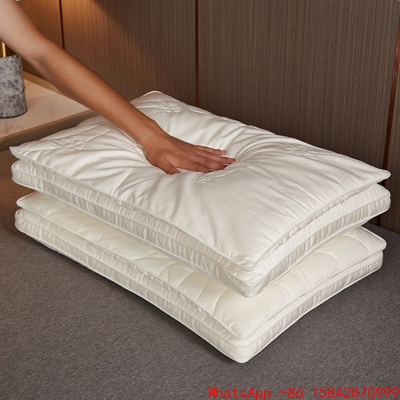 Five-star hotel silk pillow neck protection sleeping pillow
Five-star hotel silk pillow neck protection sleeping pillow