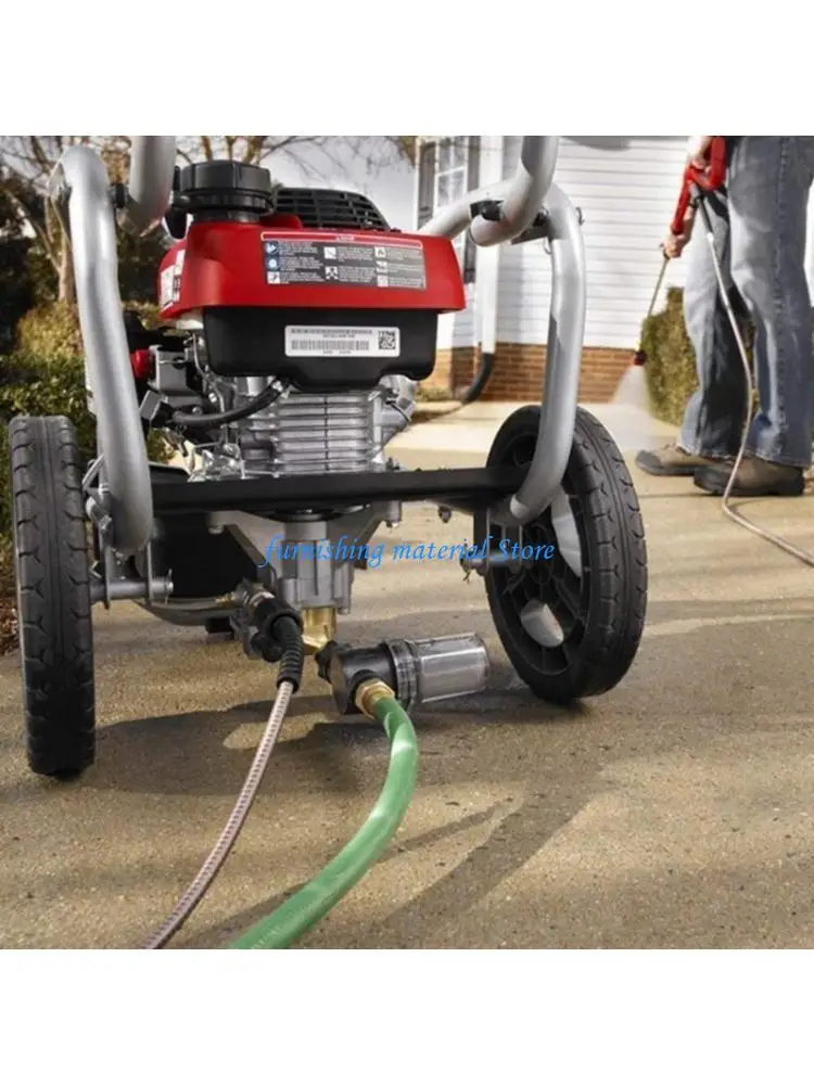 Y5GD Clear Inline Hose Filter With Removable Mesh Screen For High Pressure Washer Pumps Protections Sediment Prevention Part
Y5GD Clear Inline Hose Filter With Removable Mesh Screen For High Pressure Washer Pumps Protections Sediment Prevention Part
