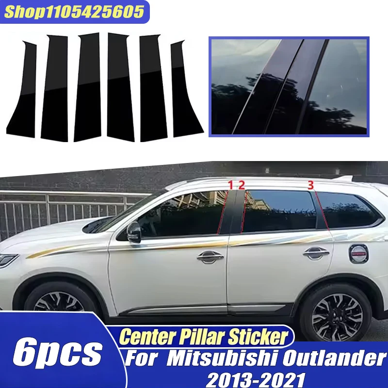 For Mitsubishi Outlander 2013-2020 2021 6pcs Window Trim Covers Center Film Column B C Pillar Posts Sticker Car Accessories
For Mitsubishi Outlander 2013-2020 2021 6pcs Window Trim Covers Center Film Column B C Pillar Posts Sticker Car Accessories