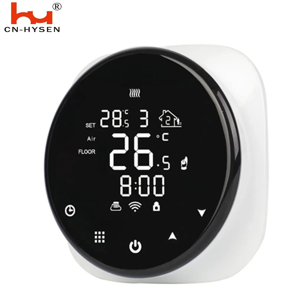 NewHYSEN DIY HY316 LCD Touch Screen Display Tuya WiFi Thermostat for Underfloor Heating System Electric/Water/Gas Boiler Heating
NewHYSEN DIY HY316 LCD Touch Screen Display Tuya WiFi Thermostat for Underfloor Heating System Electric/Water/Gas Boiler Heating