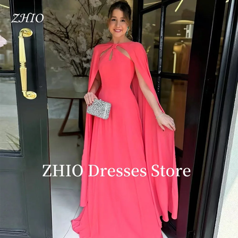 ZHIO Long Jacket Evening Dresses Chiffon A-Line Floor Length Formal Occasion Dress Cocotail Party Gowns Customized Elegant
ZHIO Long Jacket Evening Dresses Chiffon A-Line Floor Length Formal Occasion Dress Cocotail Party Gowns Customized Elegant