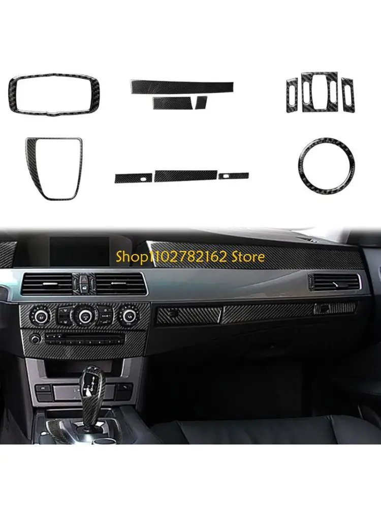 547B 12pcs Carbon Fiber Look Control Gears Panel Protective Cover Molding Trims Frame Decor Sticker Cover for E60 200
547B 12pcs Carbon Fiber Look Control Gears Panel Protective Cover Molding Trims Frame Decor Sticker Cover for E60 200