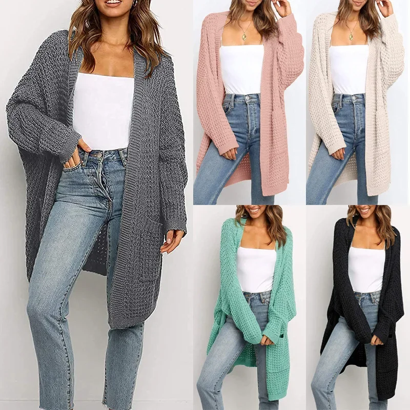 Long Cardigan Sweaters Women Autumn Winter Pockets Cardigan Long Sleeve Loose Knitted Coat Knitted Sweater Jumper Cardigan Women
Long Cardigan Sweaters Women Autumn Winter Pockets Cardigan Long Sleeve Loose Knitted Coat Knitted Sweater Jumper Cardigan Women