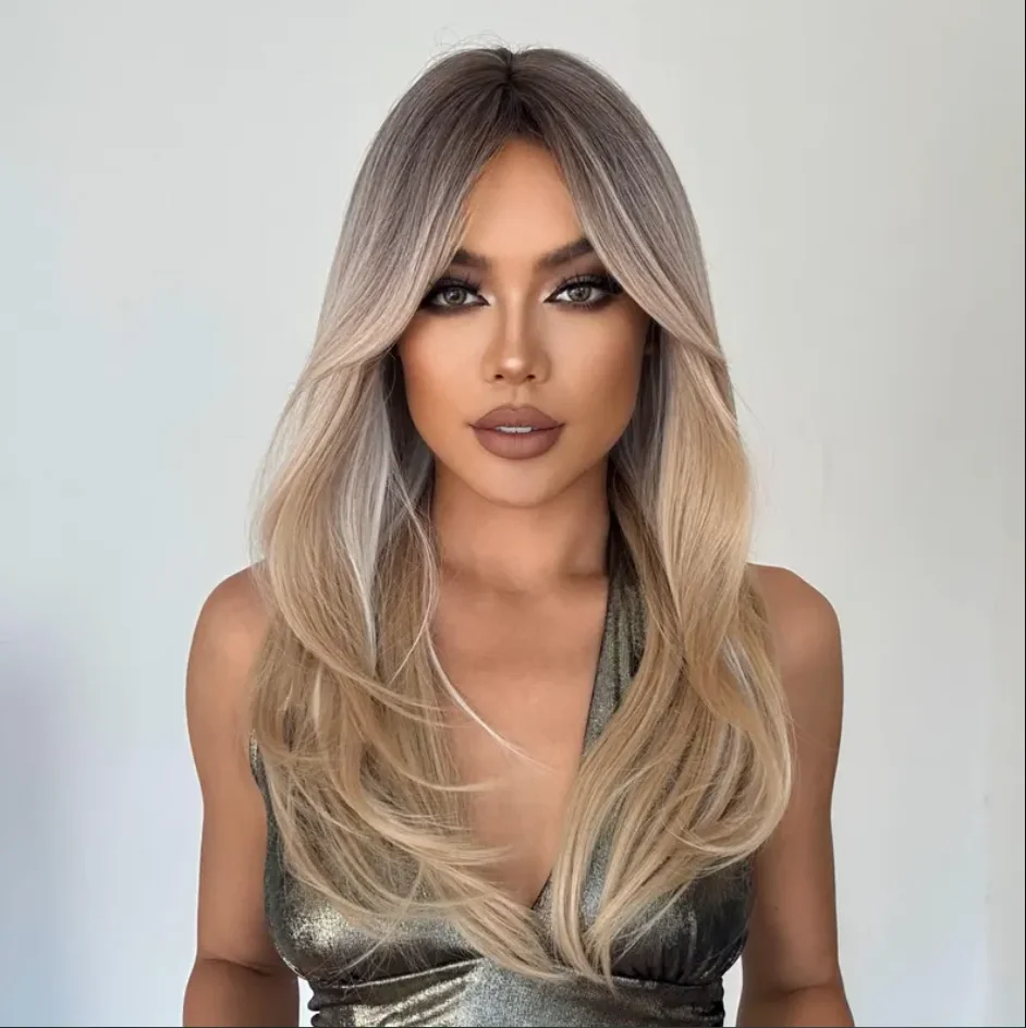 Длинный парик Ombre Blonde Wave для женщин18-дюймовые волнистые парики со средней частью Парики из натурального синтетического термостойкого волокна для ежедневного использования деталей
Длинный парик Ombre Blonde Wave для женщин18-дюймовые волнистые парики со средней частью Парики из натурального синтетического термостойкого волокна для ежедневного использования деталей