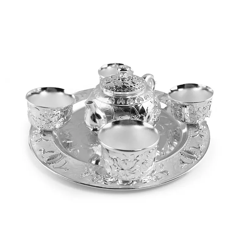 Sterling Silver Tea Set, Kung Fu Tea Cup, Teapot, Tea Infuser, High Grade, Light, Luxury, Office, Meeting Cover Bowl, Home
Sterling Silver Tea Set, Kung Fu Tea Cup, Teapot, Tea Infuser, High Grade, Light, Luxury, Office, Meeting Cover Bowl, Home