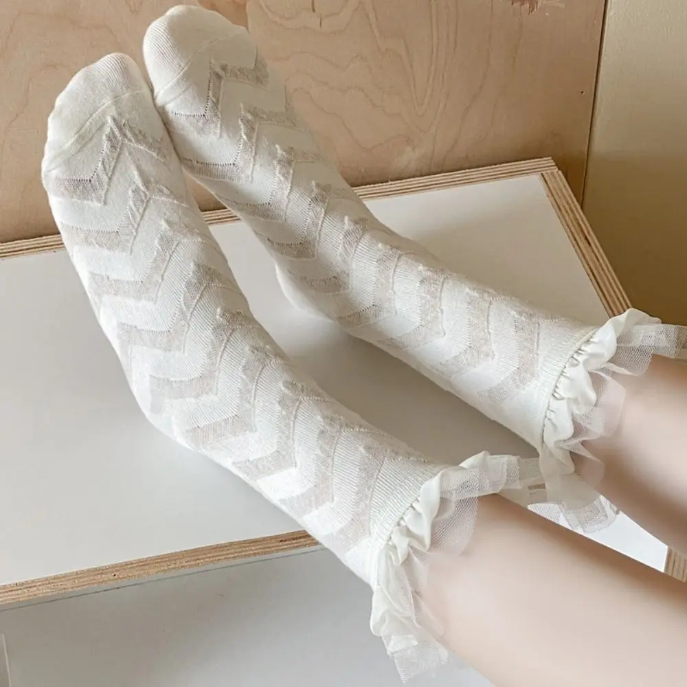 Sweet French Ruffle Socks Women Lolita Lace Mid Tube Socks White Hosiery Cotton Socks Lolita
Sweet French Ruffle Socks Women Lolita Lace Mid Tube Socks White Hosiery Cotton Socks Lolita