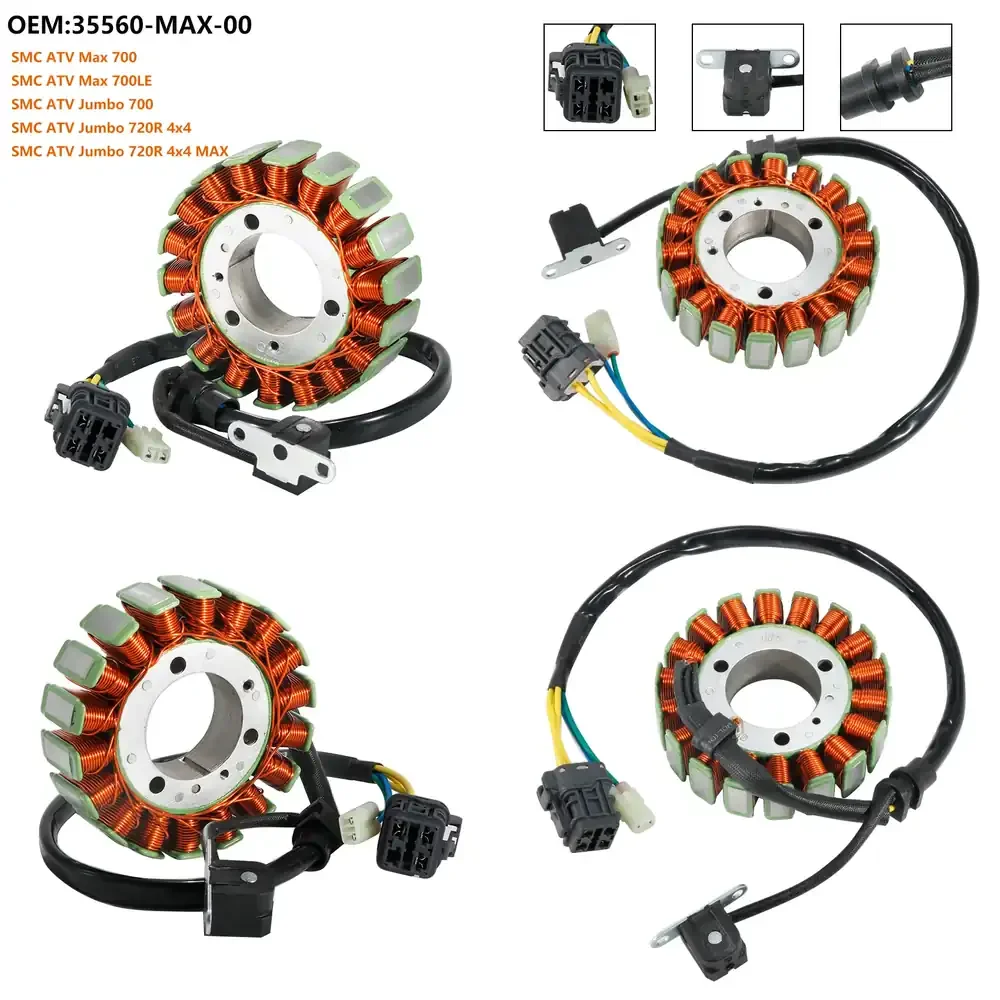 Катушка статора генератора зажигания для SMC ATV Max 700 700LE Jumbo 700 720R 4x4 MAX BaltMotors ATV Jumbo 700 750 OEM:35560-MAX-00
Катушка статора генератора зажигания для SMC ATV Max 700 700LE Jumbo 700 720R 4x4 MAX BaltMotors ATV Jumbo 700 750 OEM:35560-MAX-00