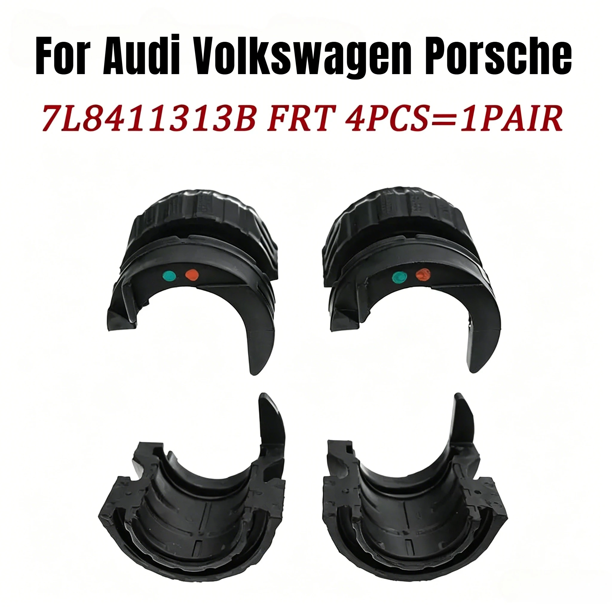 4pcs For Audi Q7 06-15 Volkswagen Touareg Porsche Cayenne Rubber Bearing Stabilizer Bar Rubber 7L8411313B 7L0411313K 95534379261
4pcs For Audi Q7 06-15 Volkswagen Touareg Porsche Cayenne Rubber Bearing Stabilizer Bar Rubber 7L8411313B 7L0411313K 95534379261