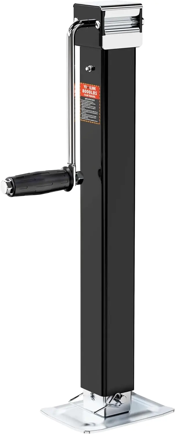 8000 lbs Heavy Duty Trailer Jack, Weld on Square Jack, 28.9" Travel, Adjustable Drop Leg for Boat, RV, Utility Trailers
8000 lbs Heavy Duty Trailer Jack, Weld on Square Jack, 28.9" Travel, Adjustable Drop Leg for Boat, RV, Utility Trailers