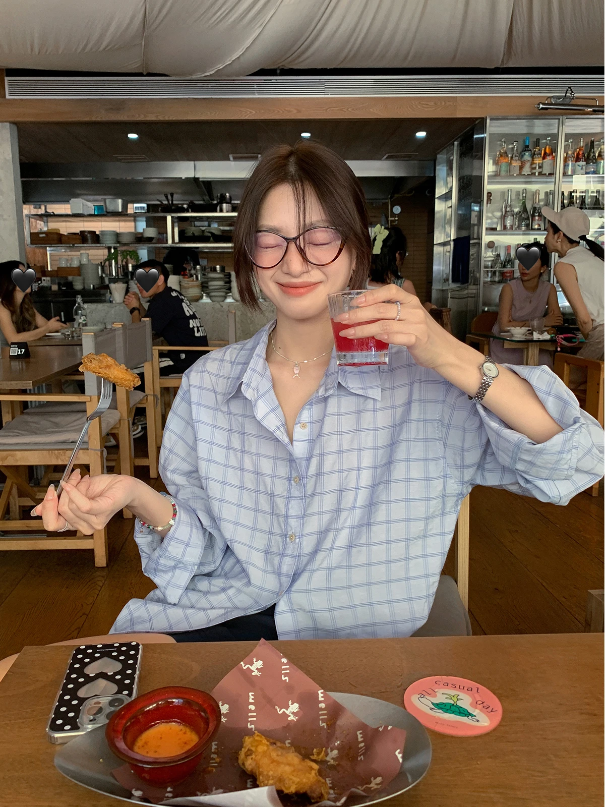 Sisilyon Women's Casual irt Cheered Pattern Spring Autumn Lightweight Blue adient Loose Fit Button up Outerwear
Sisilyon Women's Casual irt Cheered Pattern Spring Autumn Lightweight Blue adient Loose Fit Button up Outerwear