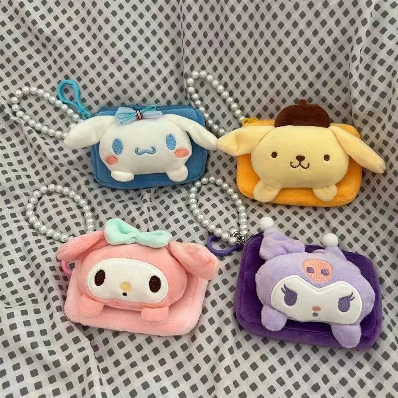 Милый кошелек Sanrio My Melody Kuromi, кошелек для монет, симпатичная мягкая набивная сумка в коричном цвете, Детский плюшевый Кошелек для девочек, кошельки для карт, подарки
Милый кошелек Sanrio My Melody Kuromi, кошелек для монет, симпатичная мягкая набивная сумка в коричном цвете, Детский плюшевый Кошелек для девочек, кошельки для карт, подарки